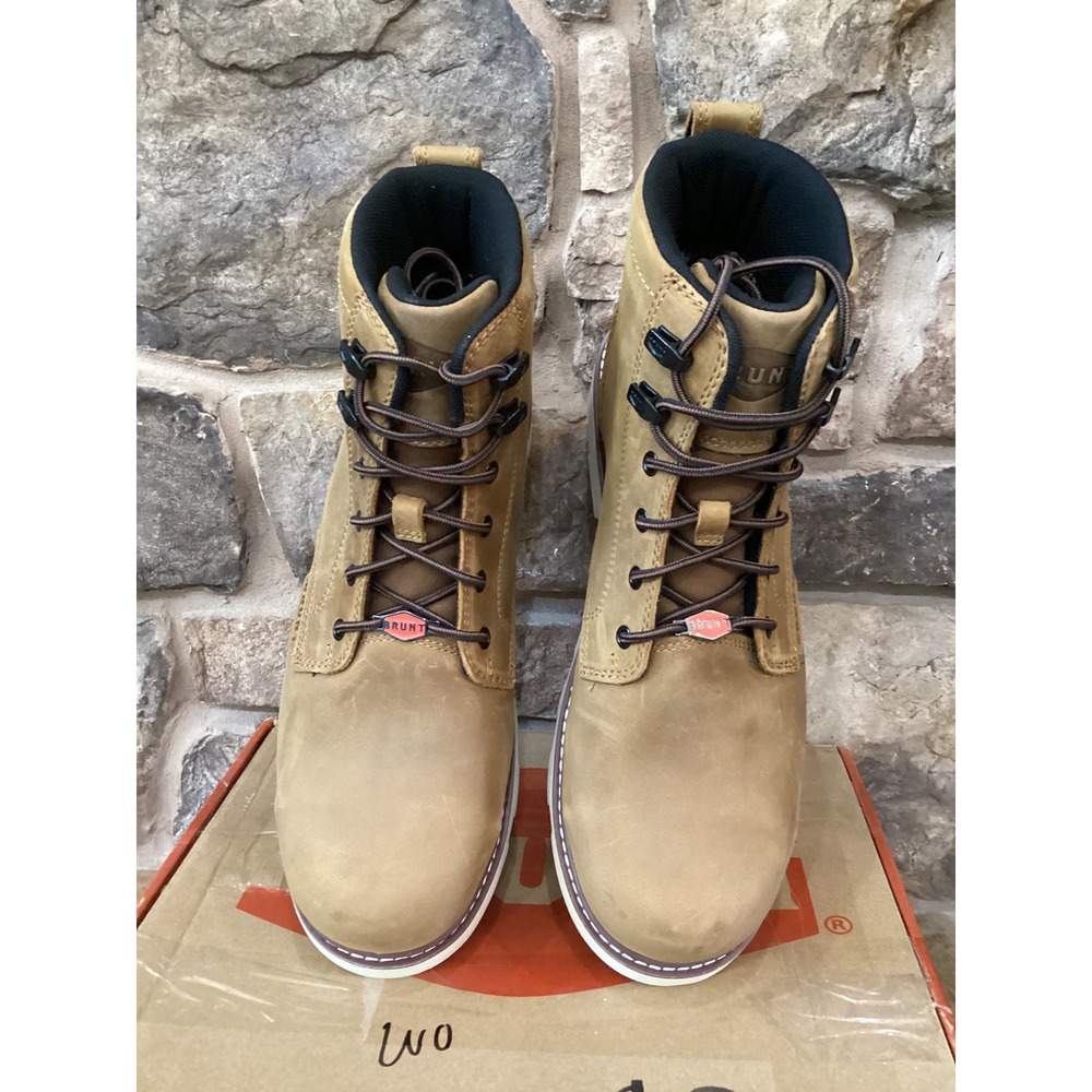 BRUNT Sullivan 6" Comp Toe Waterproof Work Boots Brown Mens 11.5 BRF10011-001 - Picture 3 of 8
